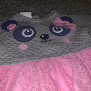 Baby girl 0-3 month long sleeve blouse pink tutu